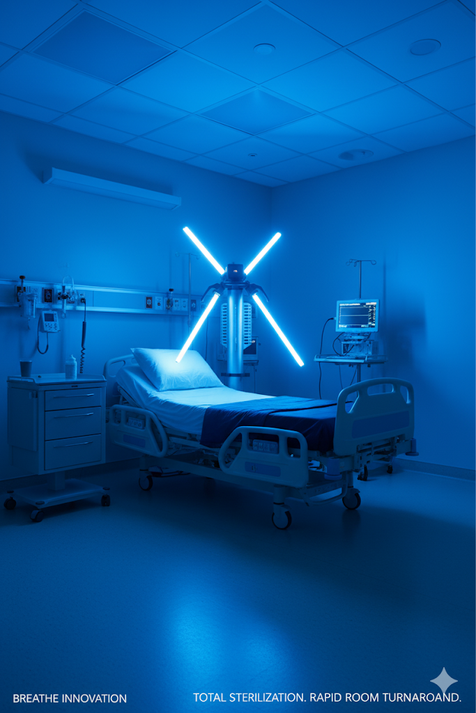 UV Wands with Radar for Medical and Commercial Disinfection