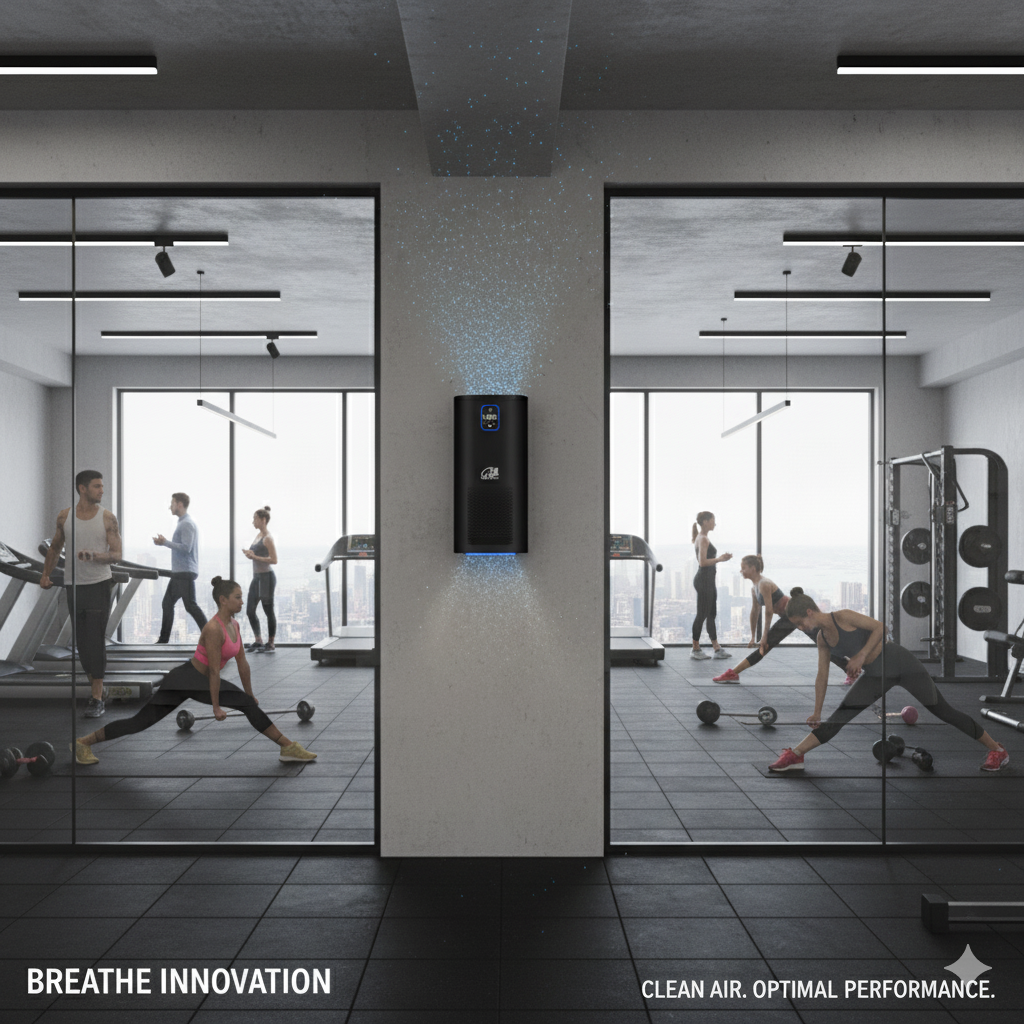 Commercial + Large Residential Use: Capture & Kill Air and Surface Sanitizer: HEPA + PCO + Plasma Technology