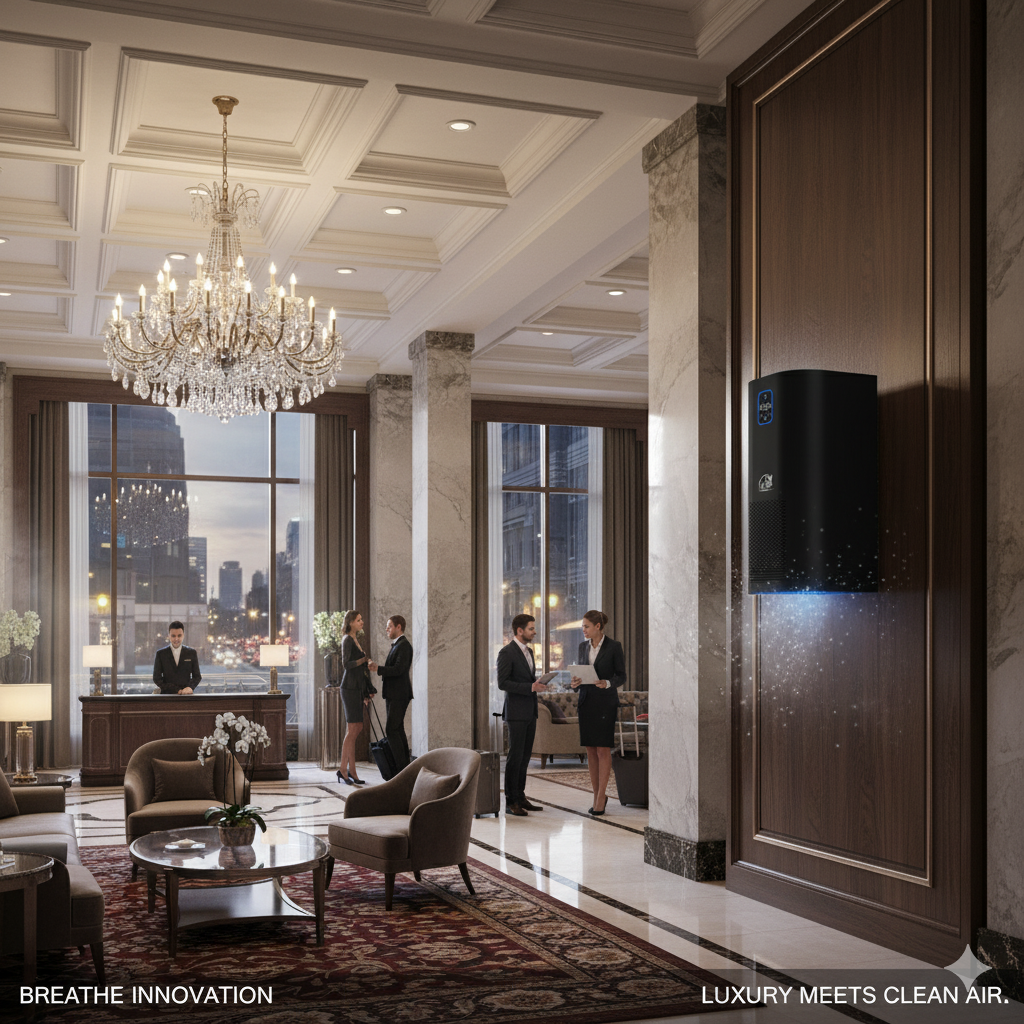 Commercial + Large Residential Use: Capture & Kill Air and Surface Sanitizer: HEPA + PCO + Plasma Technology