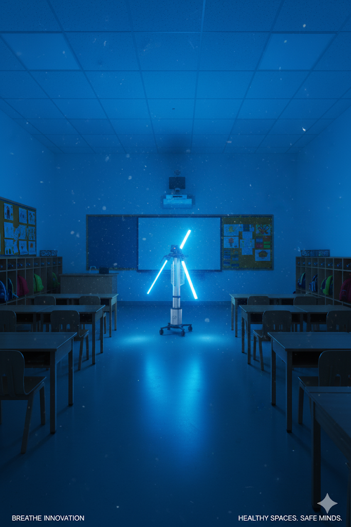 UV Wands with Radar for Medical and Commercial Disinfection